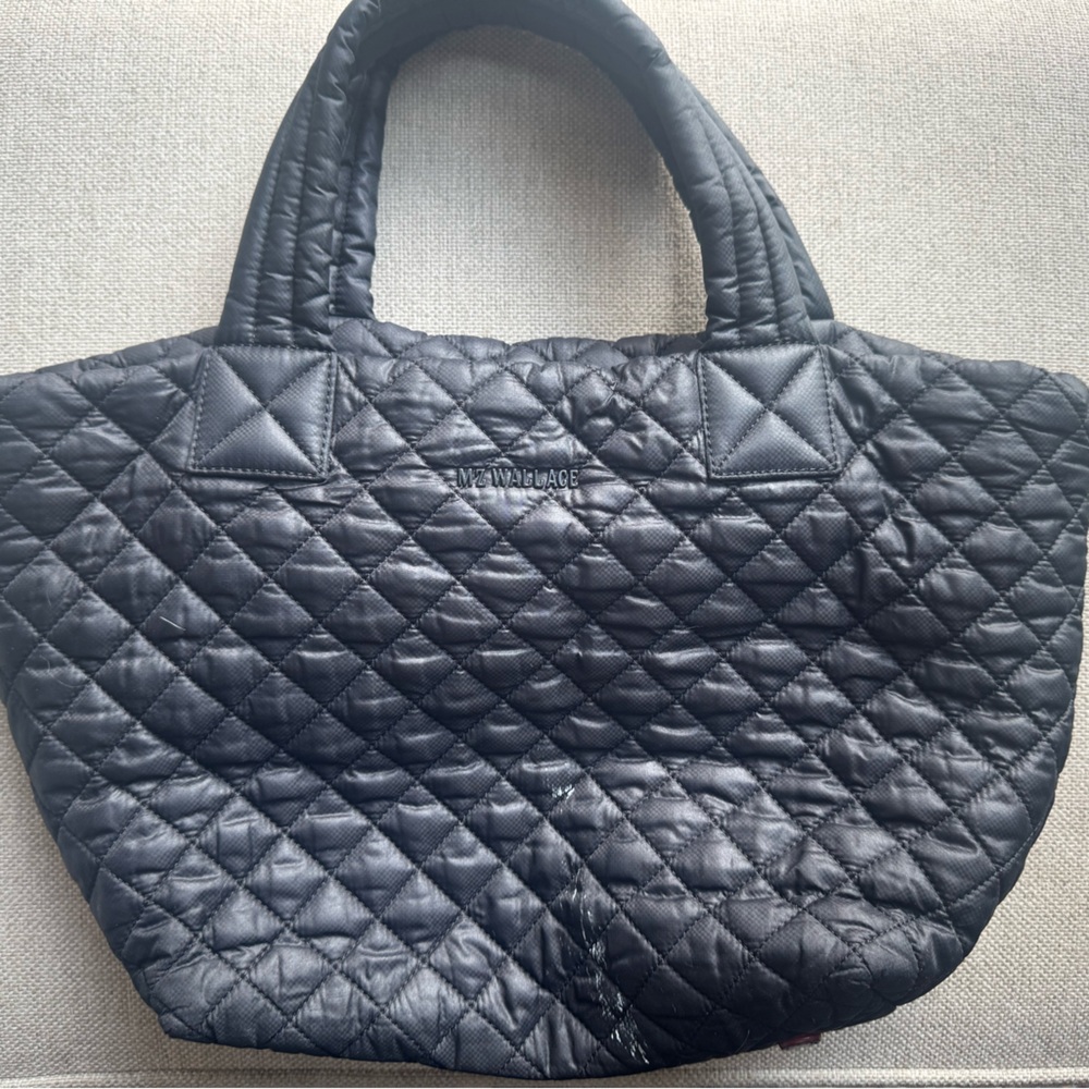 MZ Wallace Black Quilted Tote